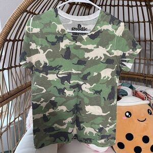 Goodie Steever Camo Cat T-Shirt